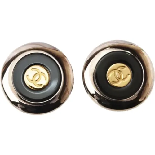 Pre-owned Jewellery, female, , Size: ONE SIZE Pre-owned Plastic earrings - Chanel Vintage - Modalova