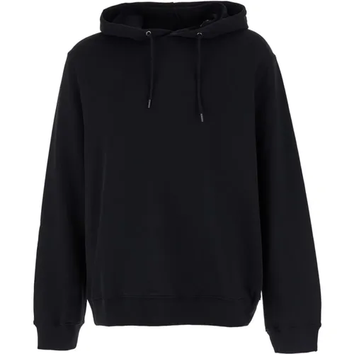 Schwarzer Kapuzenpullover mit Logo-Stickerei , Herren, Größe: L - A.P.C. - Modalova