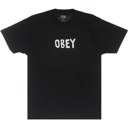 T-Shirts, male, , Size: XL Classic Mens Tee Short Sleeve - Obey - Modalova