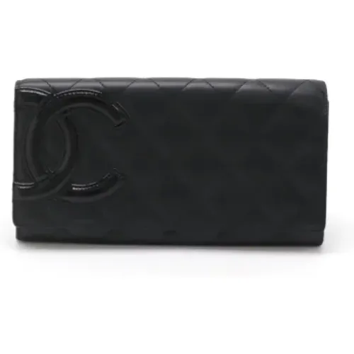 Pre-owned Wallets, unisex, , Size: ONE SIZE Pre-owned Leather wallets - Chanel Vintage - Modalova