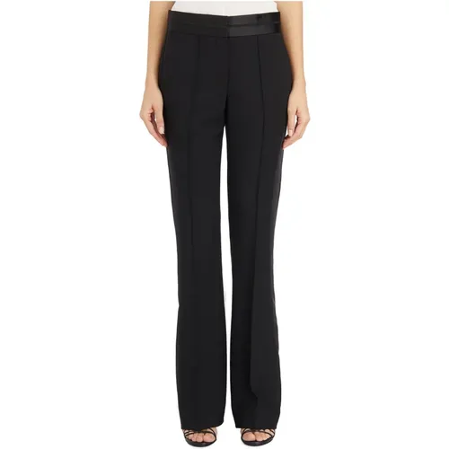 Wide Trousers, female, , Size: S Bootcut Wool Pants - Helmut Lang - Modalova