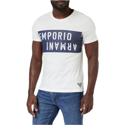 T-Shirts , Herren, Größe: L - Emporio Armani - Modalova