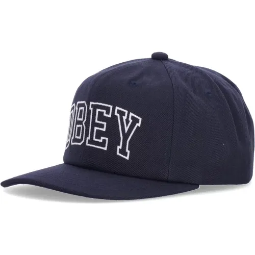 Caps, unisex, , Size: ONE SIZE Classic Navy Snapback Cap - Obey - Modalova