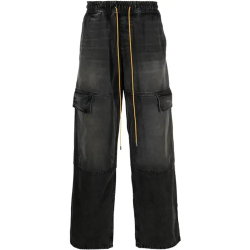 Graue Cargo Jeans , Herren, Größe: L - Rhude - Modalova