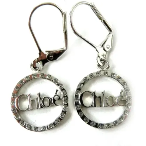 Pre-owned Jewellery, female, , Size: ONE SIZE Pre-owned Metal earrings - Chloé Pre-owned - Modalova