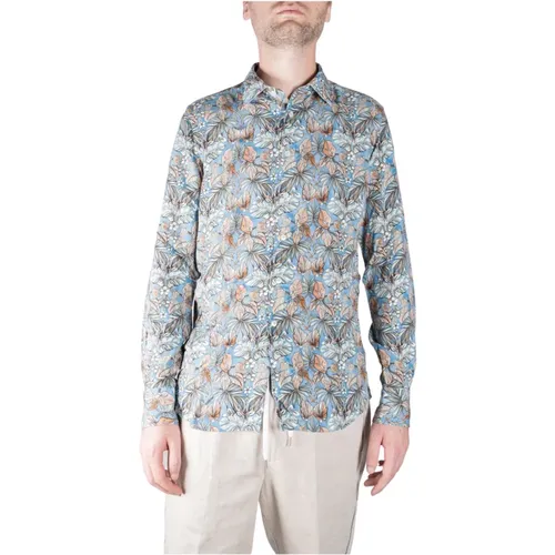 Achille print shirt , male, Sizes: XL, L - Xacus - Modalova