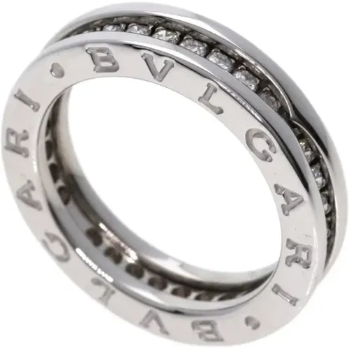 Pre-owned Jewellery, female, , Size: ONE SIZE Pre-owned White Gold rings - Bvlgari Vintage - Modalova