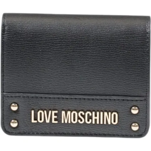 Wallets & Cardholders, female, , Size: ONE SIZE Stylish Wallet with Multiple Compartments - Love Moschino - Modalova