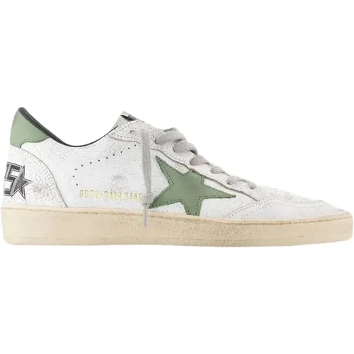 Sneakers, male, , Size: 12 US Leather Ball Star Sneakers - Golden Goose - Modalova