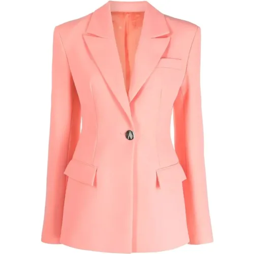 Blue blazer , female, Sizes: S, 2XS - The Attico - Modalova