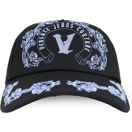 Caps, male, , Size: ONE SIZE Baseball Cap - Versace Jeans Couture - Modalova