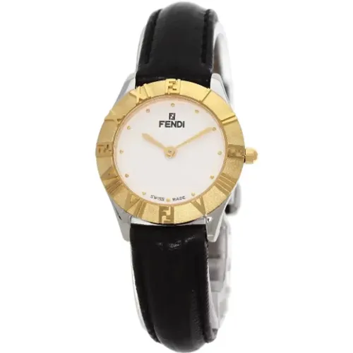 Pre-owned Watches, female, , Size: ONE SIZE Pre-owned Stainless Steel watches - Fendi Vintage - Modalova