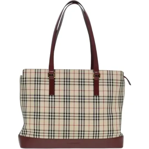 Pre-owned Tote Bags, female, , Size: ONE SIZE Pre-owned Canvas totes - Burberry Vintage - Modalova