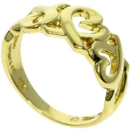 Pre-owned Jewellery, female, , Size: ONE SIZE Pre-owned Gold rings - Tiffany & Co. Pre-owned - Modalova