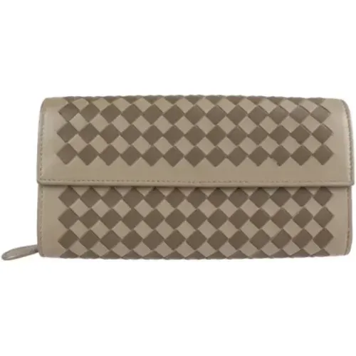 Pre-owned Wallets, female, , Size: ONE SIZE Pre-owned Leather wallets - Bottega Veneta Vintage - Modalova