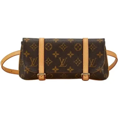 Pre-owned Belt Bags, female, , Size: ONE SIZE Pre-owned Leather crossbody-bags - Louis Vuitton Vintage - Modalova