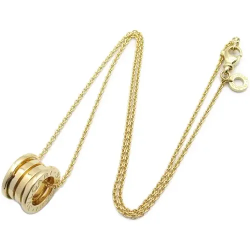 Pre-owned Jewellery, female, , Size: ONE SIZE Pre-owned Gold necklaces - Bvlgari Vintage - Modalova