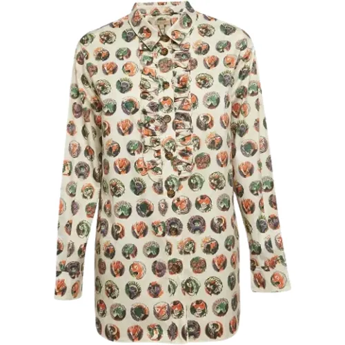 Pre-owned Cotton tops , female, Sizes: M - Burberry Vintage - Modalova