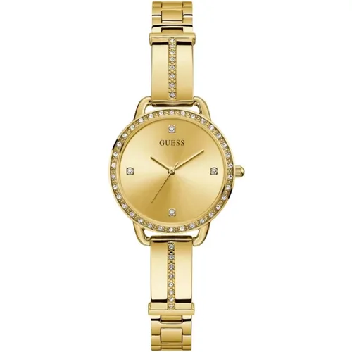Bellini Gold Stainless Steel Watch , female, Sizes: ONE SIZE - Guess - Modalova