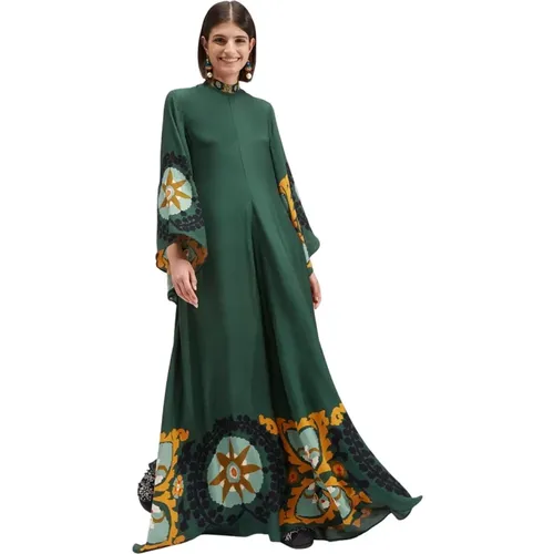 Maxi Kleid,Prächtiges platziertes Blumenkleid,Magnifico Kleid (Placée) - La DoubleJ - Modalova