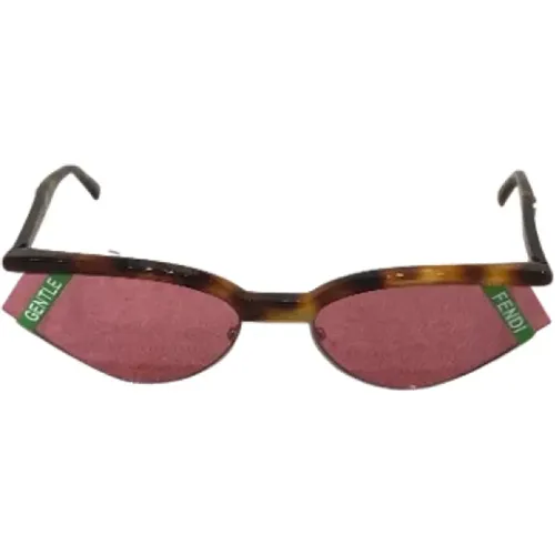 Pre-owned Accessories, female, , Size: ONE SIZE Pre-owned Plastic sunglasses - Fendi Vintage - Modalova