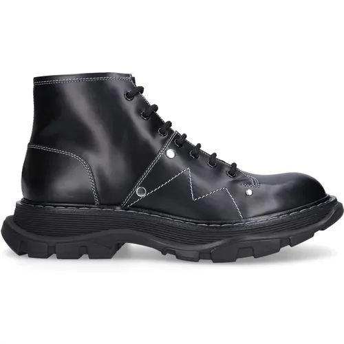Stylish Lace-up Boots , male, Sizes: 8 1/2 UK - alexander mcqueen - Modalova
