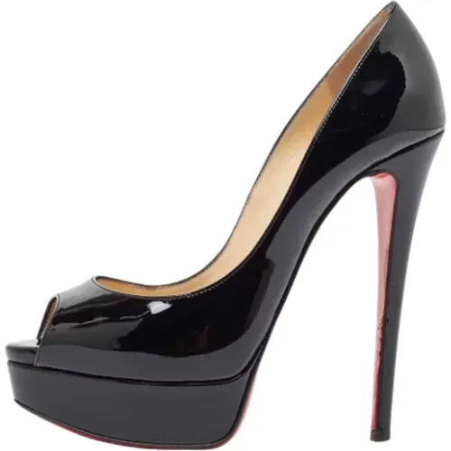 Pre-owned Pumps, female, , Size: 7 1/2 US Pre-owned Leather heels - Christian Louboutin Pre-owned - Modalova