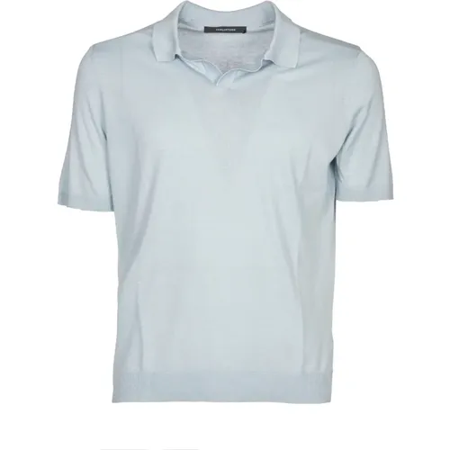 Mens Clothing T-Shirts Polos Ss24 , male, Sizes: L - Tagliatore - Modalova