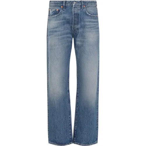 Straight Jeans, male, , Size: W32 Denim Pants for Men - Valentino - Modalova