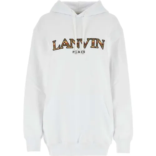 Hoodies, female, , Size: XS Cozy Cotton Sweatshirt - Lanvin - Modalova