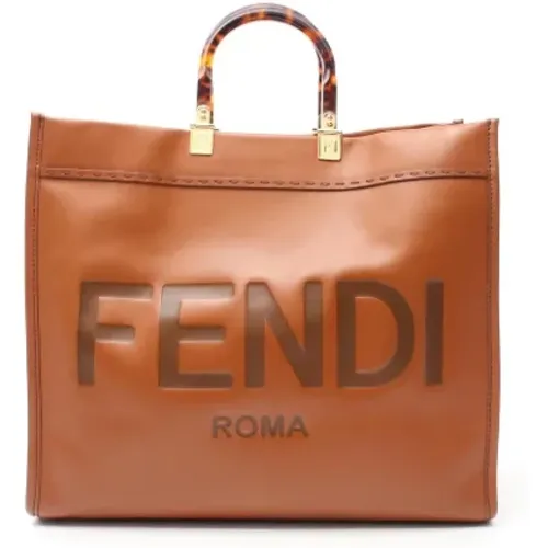 Pre-owned Tote Bags, female, , Size: ONE SIZE Pre-owned Leather fendi-bags - Fendi Vintage - Modalova