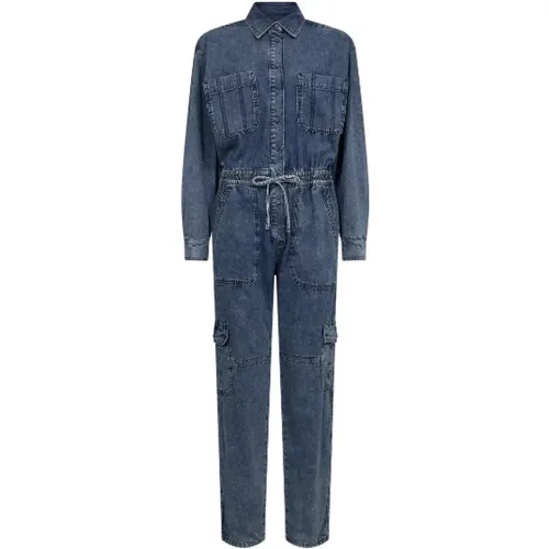 Stonewash Benson Boiler Suit Dress , female, Sizes: S - Co'Couture - Modalova