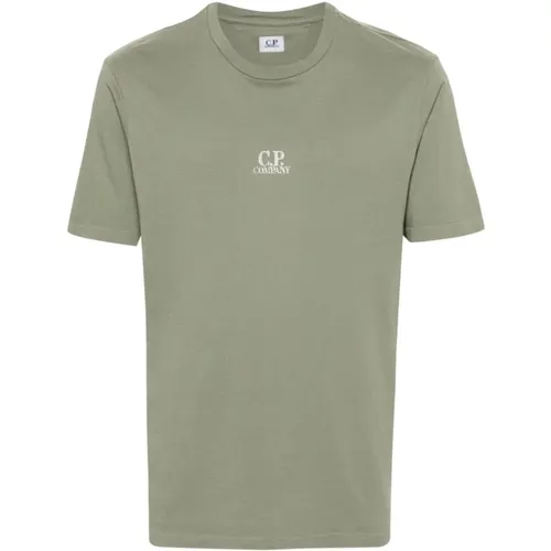 T-Shirts , male, Sizes: L - C.P. Company - Modalova