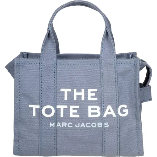 Blau Canvas Handtasche mit Logos - Marc Jacobs - Modalova