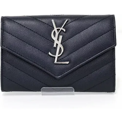 Pre-owned Leather wallets , female, Sizes: ONE SIZE - Yves Saint Laurent Vintage - Modalova