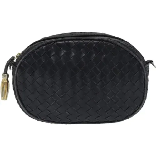 Pre-owned Clutches, female, , Size: ONE SIZE Pre-owned Leather crossbody-bags - Bottega Veneta Vintage - Modalova