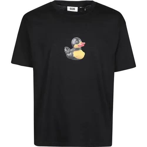 Oversized Duck T-Shirt , Herren, Größe: S - GCDS - Modalova