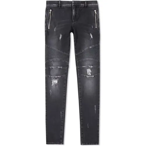 Artikulierte Skinny Denim Jeans - Balmain - Modalova