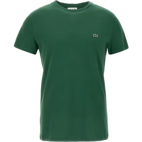 Pima Cotton T-shirt with Logo , male, Sizes: S, 2XL - Lacoste - Modalova