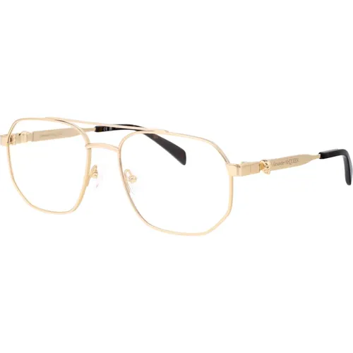 Glasses, male, , Size: 57 MM Stylish Optical Glasses Am0459O - alexander mcqueen - Modalova