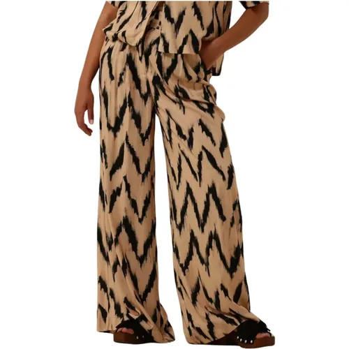 Beige Weite Ikat Hose Aaiko - Aaiko - Modalova