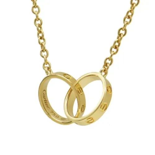 Pre-owned Jewellery, female, , Size: ONE SIZE Pre-owned Metal necklaces - Cartier Vintage - Modalova