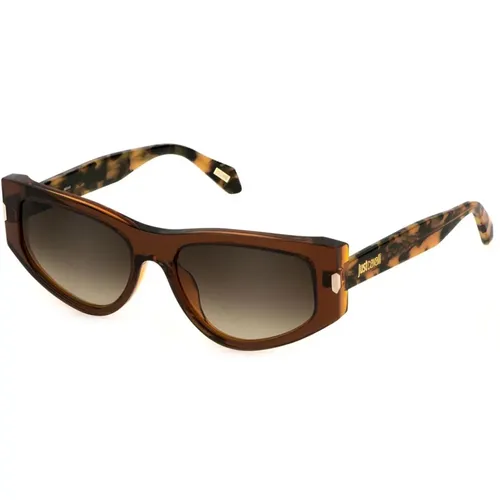 Braune Acetat-Sonnenbrille mit Braunen Gläsern - Just Cavalli - Modalova