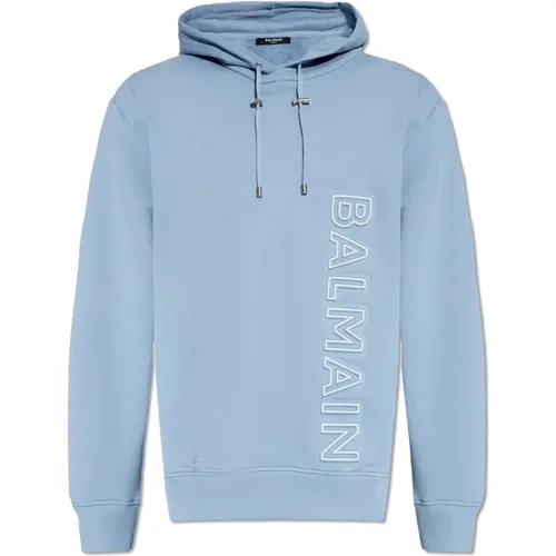 Oversize-Hoodie , Herren, Größe: L - Balmain - Modalova