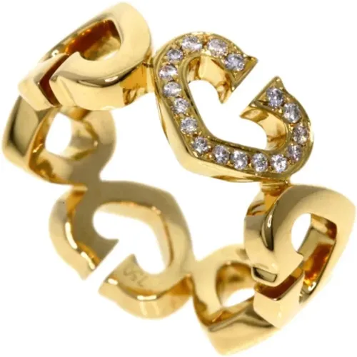 Pre-owned Jewellery, female, , Size: ONE SIZE Pre-owned Gold rings - Cartier Vintage - Modalova