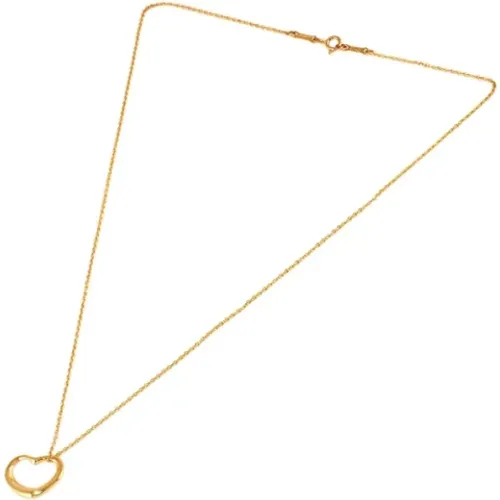 Pre-owned Gold necklaces , female, Sizes: ONE SIZE - Tiffany & Co. Pre-owned - Modalova