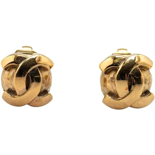 Pre-owned Jewellery, female, , Size: ONE SIZE Pre-owned Metal earrings - Chanel Vintage - Modalova