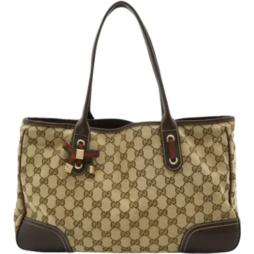 Pre-owned Canvas gucci-bags , female, Sizes: ONE SIZE - Gucci Vintage - Modalova