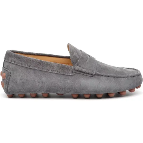 Men's Shoes Loafer Grigio Aw23 , male, Sizes: 6 1/2 UK, 6 UK, 8 UK, 7 UK, 7 1/2 UK, 10 UK - TOD'S - Modalova