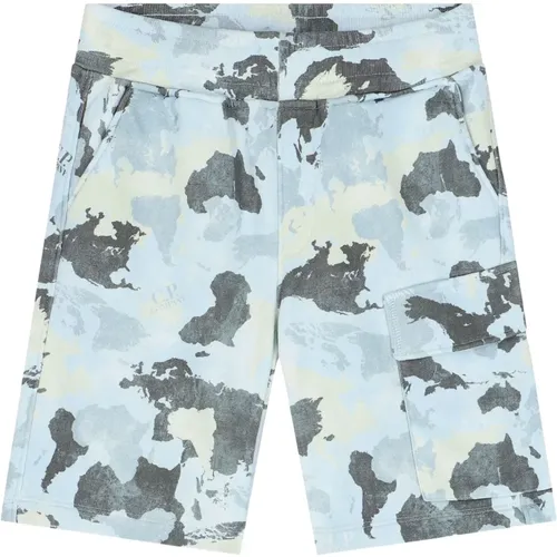 Weltkartenmuster Bermuda Shorts - C.P. Company - Modalova